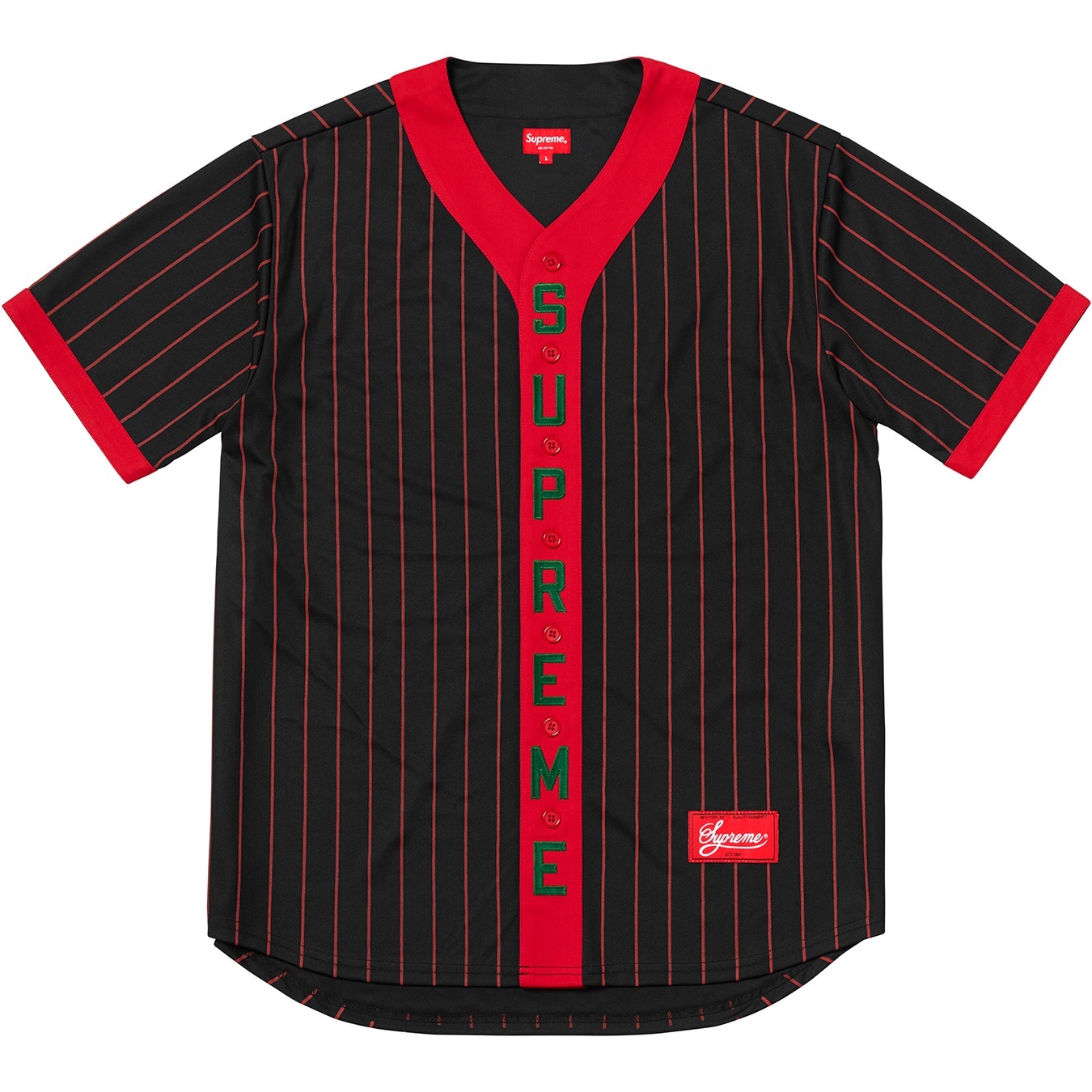 Vertical Logo Baseball Jersey view 3